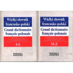 WIELKI SŁOWNIK FRANCUSKO - POLSKI - 2 TOMY A-L M-Z - Unikat Antykwariat i Księgarnia