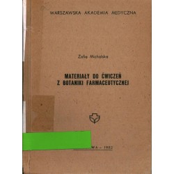 MATERIAŁY DO ĆWICZEŃ Z BOTANIKI FARMACEUTYCZNEJ - Unikat Antykwariat i Księgarnia