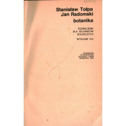 BOTANIKA - PODRĘCZNIK DLA TECHNIKÓW ROLNICZYCH - Unikat Antykwariat i Księgarnia