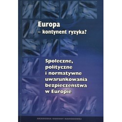 EUROPA - KONTYNENT RYZYKA? - BOŻEK, TROSZYŃSKI - Unikat Antykwariat i Księgarnia