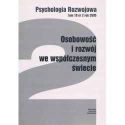 PSYCHOLOGIA ROZWOJOWA TOM 10 NR 2/2005 - 1