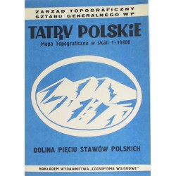 TATRY POLSKIE - DOLINA PIĘCIU STAWÓW MAPA - 1