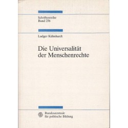 DIE UNIVERSALITAT DER MANSCHENRECHTE - KUHNHARDT - 1
